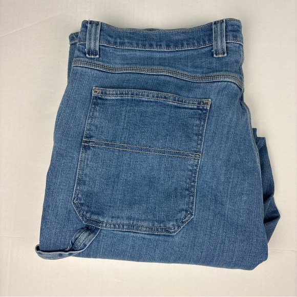 Saddlebred Men’s 40x32 Jeans N9814 Carpenter Denim Relaxed Fit Blue Cotton Blend - Picture 1 of 7